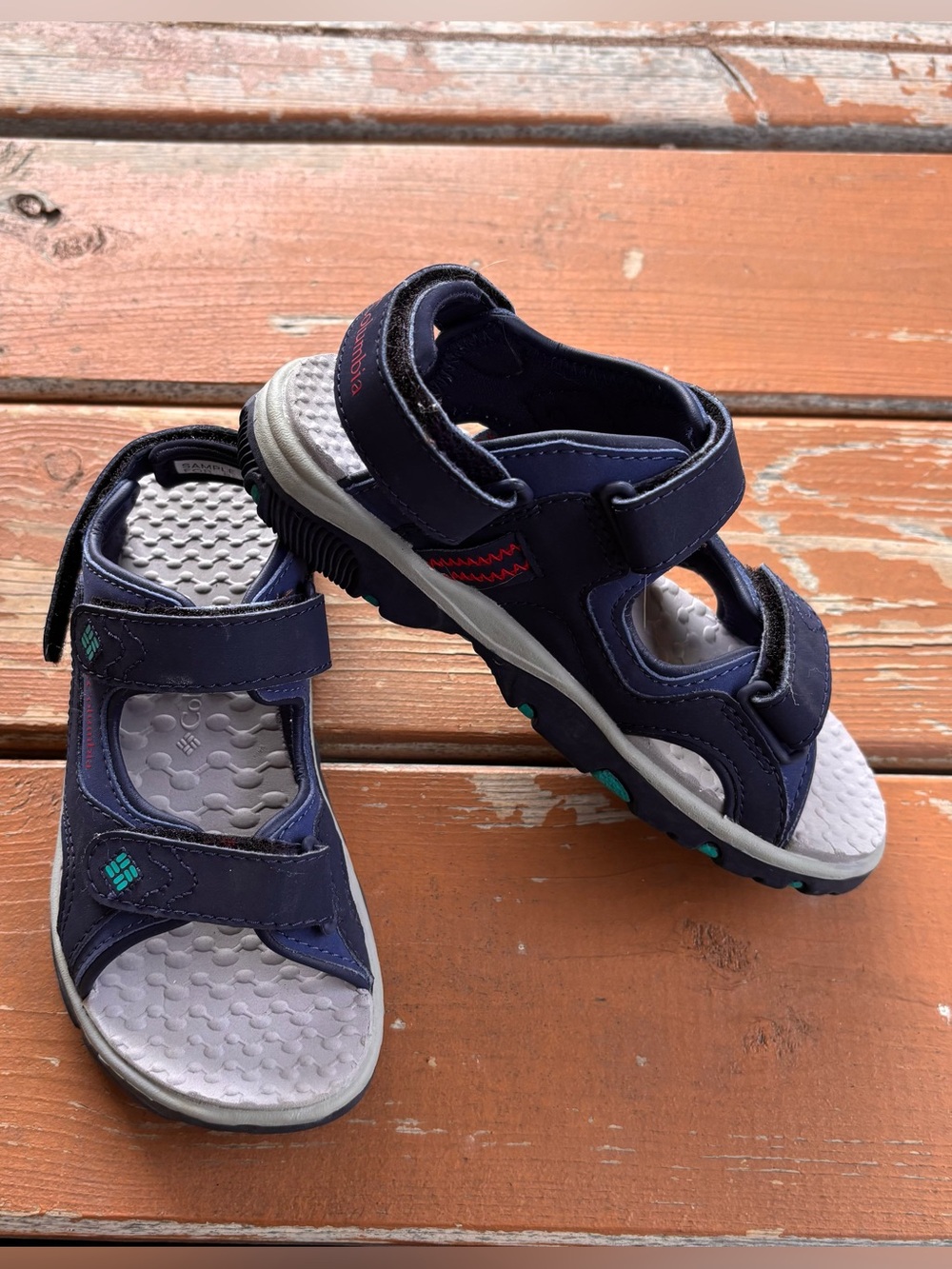 Columbia Kids Blue Summer Sandals - Size 1 Youth